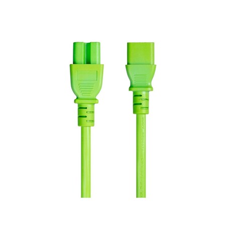 Monoprice Heavy Duty Power Cable - IEC 60320 C14 to IEC 60320 C15_ 14AWG_ 15A_ S 33657